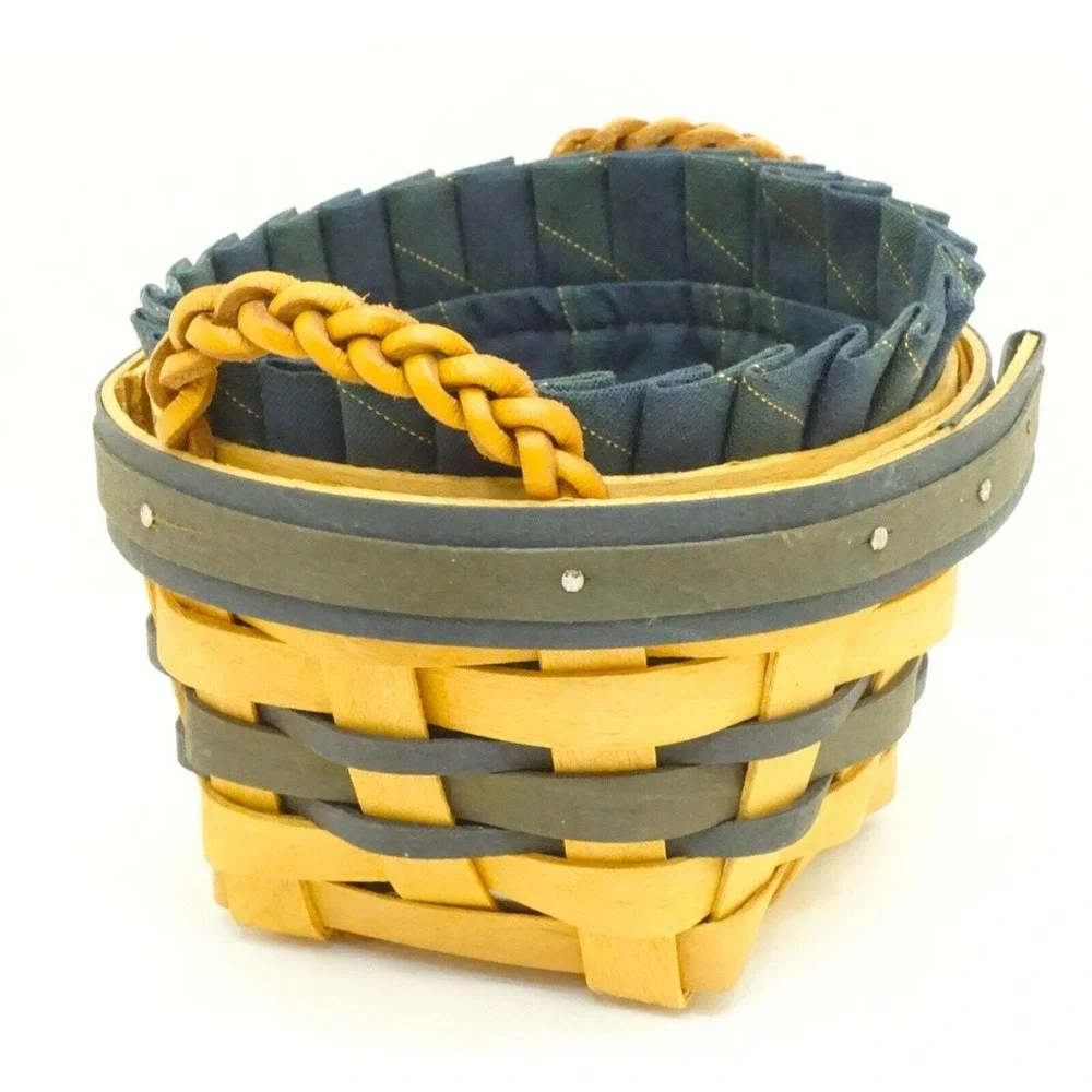 Longaberger 1998 Collectors Club Thyme Booking Basket #19224 Fabric Liner Flyer